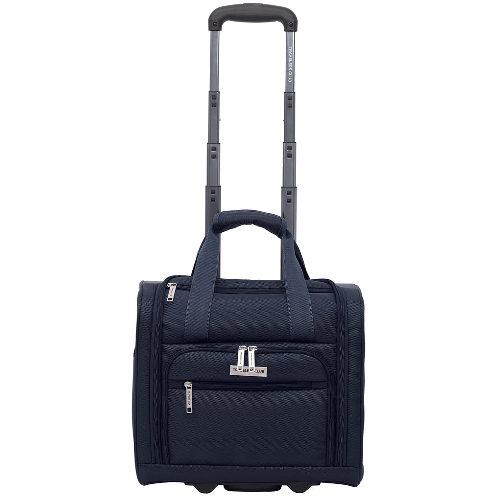 Travelers Club 14 Piece Riddock Luggage and Travel Accessories Set, Navy Blue