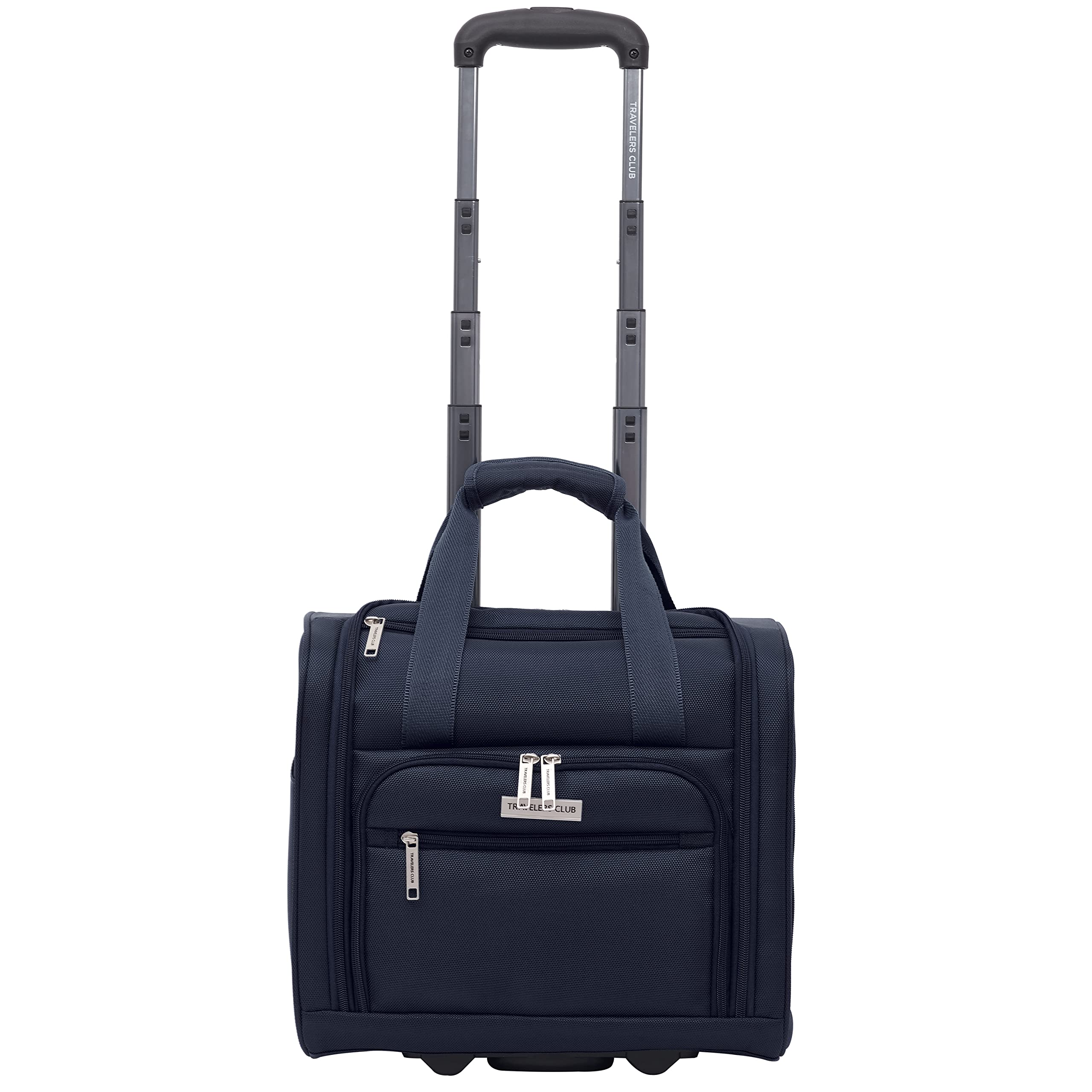 Travelers Club 14 Piece Riddock Luggage and Travel Accessories Set, Navy Blue