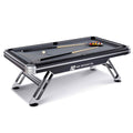 MD Sports 7.5' ft Titan Pool Table with Billiard Ball and Cue Stick Set