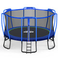Zupapa 1800LBS Capacity No-Gap Design 16 15 14 12 10FT Trampoline with Safety Enclosure Net and Non-Slip Ladder 10-Year Quality Assurance Perfect for Kids Family Outdoor Backyard Fun