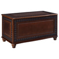Coaster Home Furnishings - Finlay - Wood - Cedar Chest with Flip-Open Top, Safety Hinge, Lined Interior and Traditional Style - Bedroom - 40-Inch - Dark Tobacco - 900012
