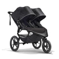 Baby Jogger® Summit X3 Double Jogging Stroller, Side by Side Double Stroller with Smooth Ride for Walking/Jogging, Compact Fold, All-Terrain Air Filled Tires, and All-Wheel Suspension, Midnight Black