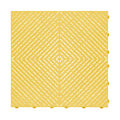Swisstrax Ribtrax Smooth PRO Interlocking Garage Floor Tiles, 15.75 x 15.75-Inch, Citrus Yellow, 24 Piece Set