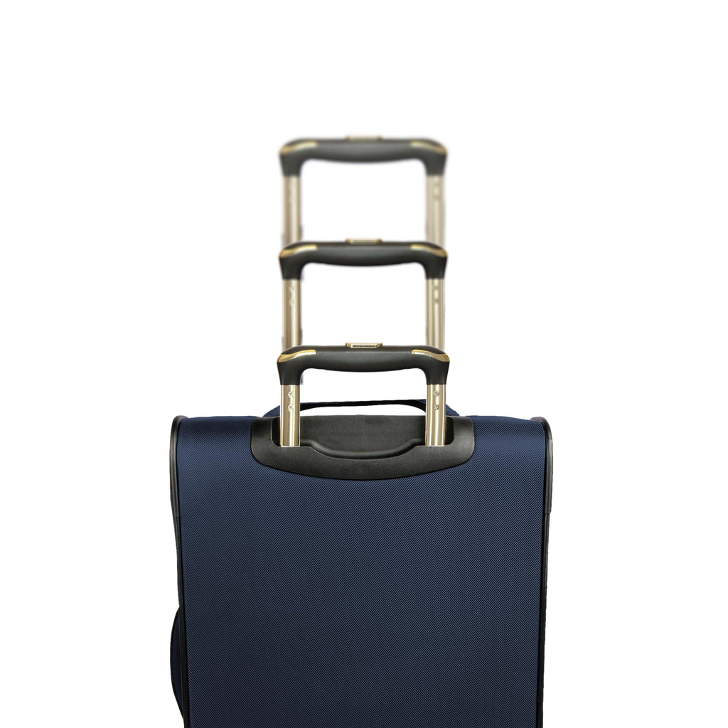 Kenneth Cole REACTION Chelsea Chevron Quilted Luggage, Navy, 3-Piece Set (20"/24"/28")