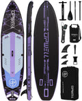 UPWELL 11'6"×35" Extra Wide Inflatable Paddle Board, Stand Up Paddle Board, Sup Paddle Boards for Adults, Mech Purple