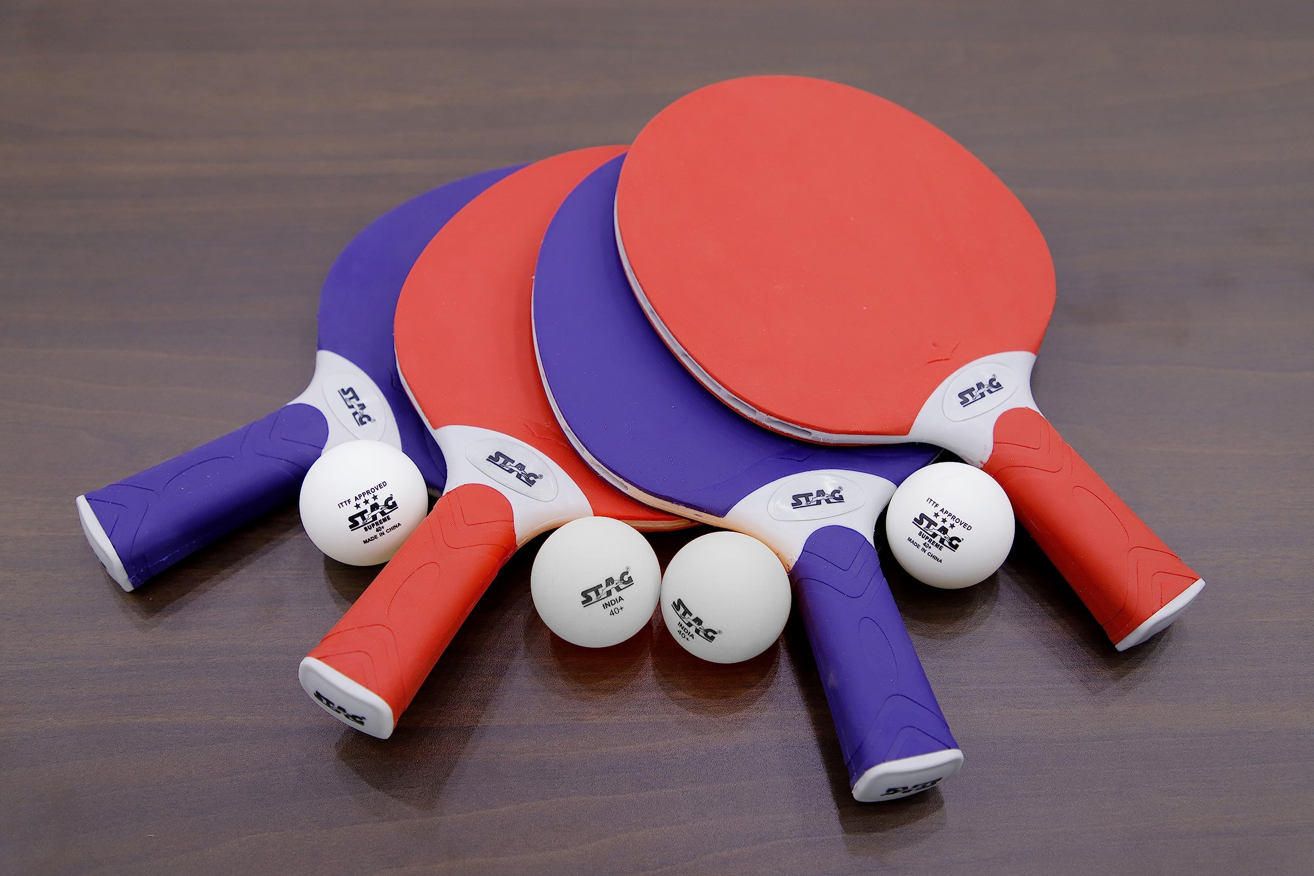 STAG Kona Outdoor Table Tennis Table 4-Player Bundle