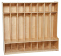 Wood Designs WD51008 8 Section Seat Locker
