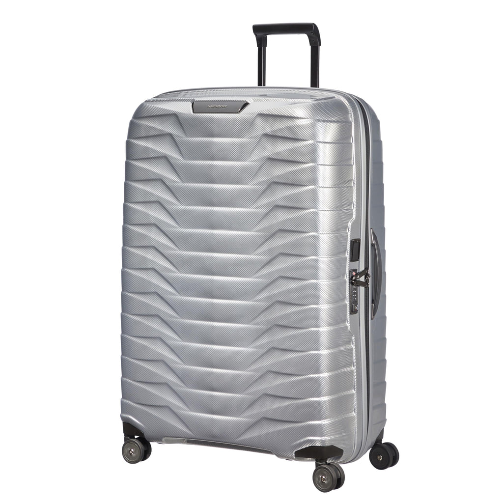 Samsonite Proxis Hardside Expandable Luggage with Spinners, XLarge Spinner, SILVER