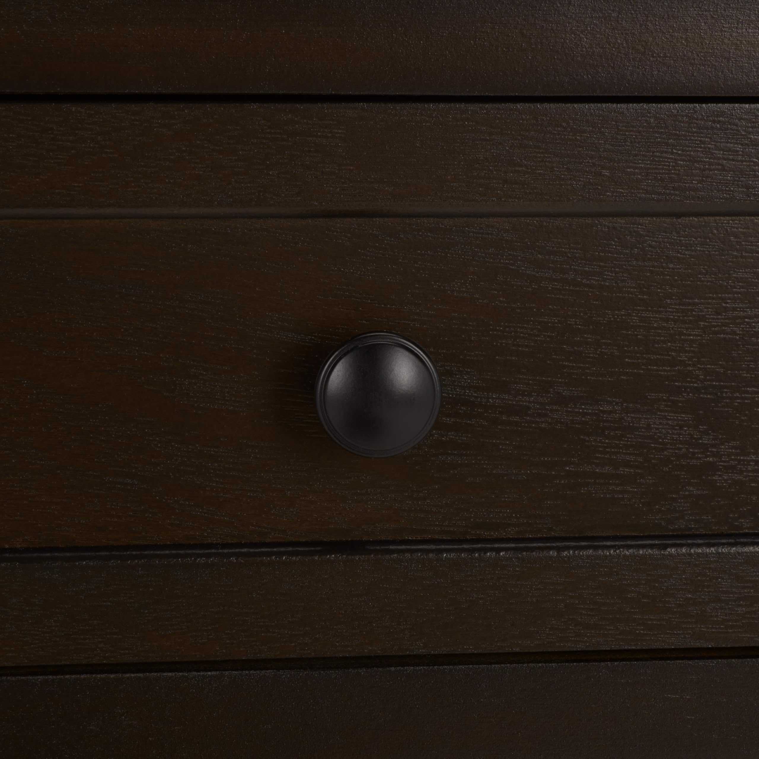 SAFAVIEH Furniture - Herman 2-Drawer Storage Unit - Dark Chocolate - Solid Wood - Classic Storage Design - Ideal for Living Room, Entryway, 29" W x 13" D x 27.5" H - Fully Assembled (AMH5702H)