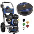 Westinghouse WPX3400SC Gas Pressure Washer with 15-inch Surface Cleaner, 3400 PSI and 2.6 Max GPM, Onboard Soap Tank, Spray Gun and Wand, 5 Nozzle Set, for Cars/Fences/Driveways/Homes/Patios/Furniture