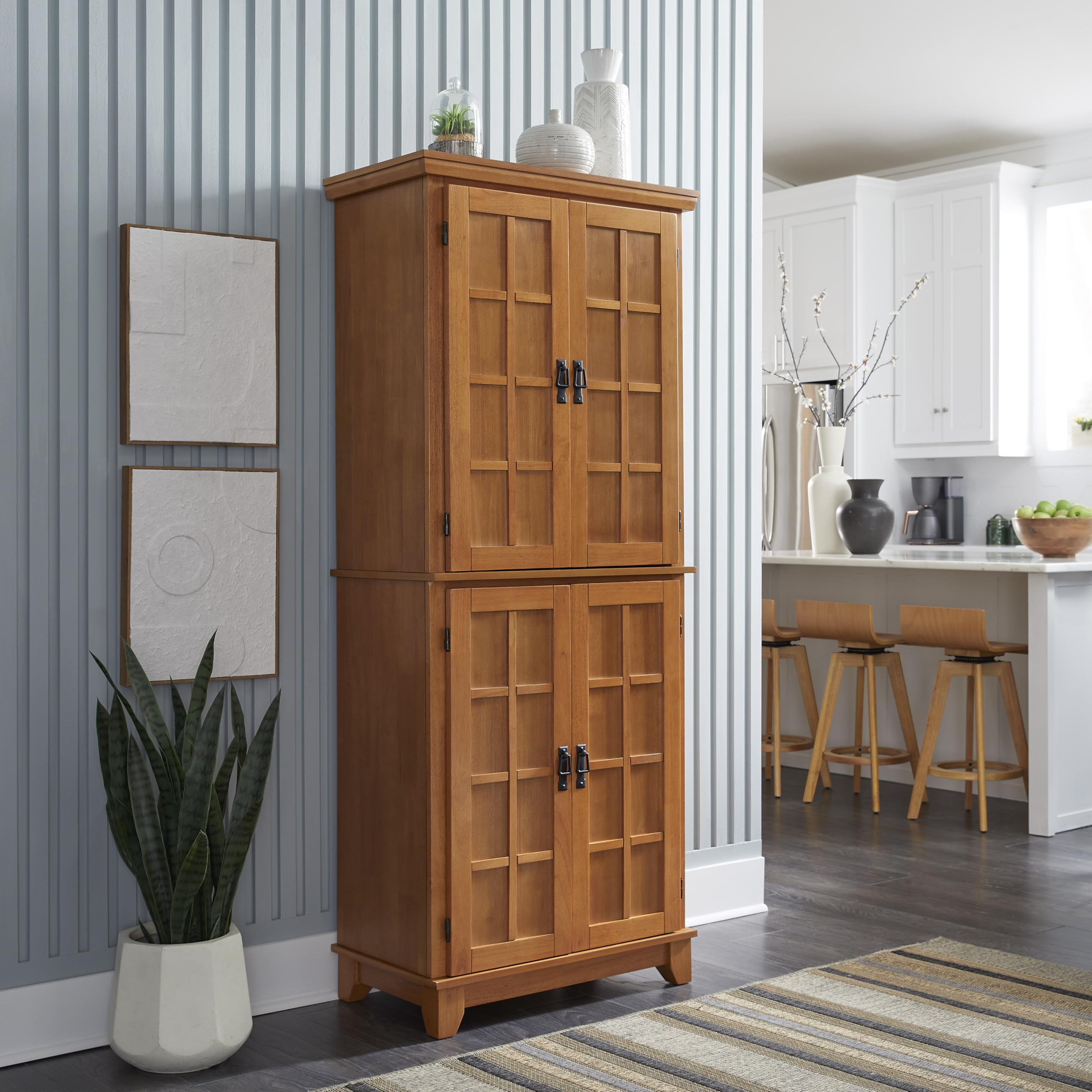 Homestyles Arts & Crafts Cottage Oak Pantry