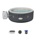 Bestway SaluSpa Hot Springs Inflatable Hot Tub, Fits Up to 2-4 Persons, Energy-Efficient Portable Spa, Outdoor Blow Up Hottub for Backyard, 120 AirJets, 71" x 26" Round