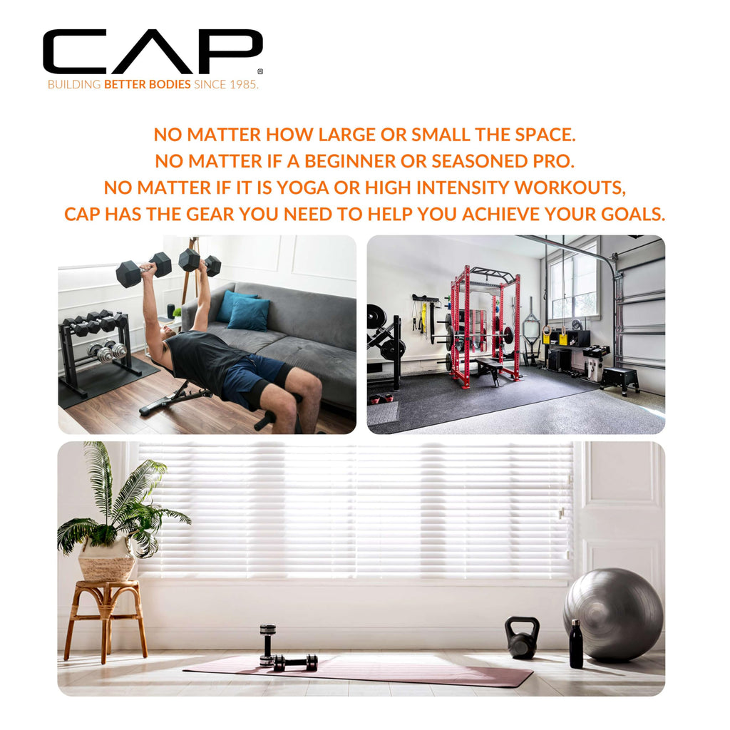 CAP Barbell Multi Use Power Rack, White