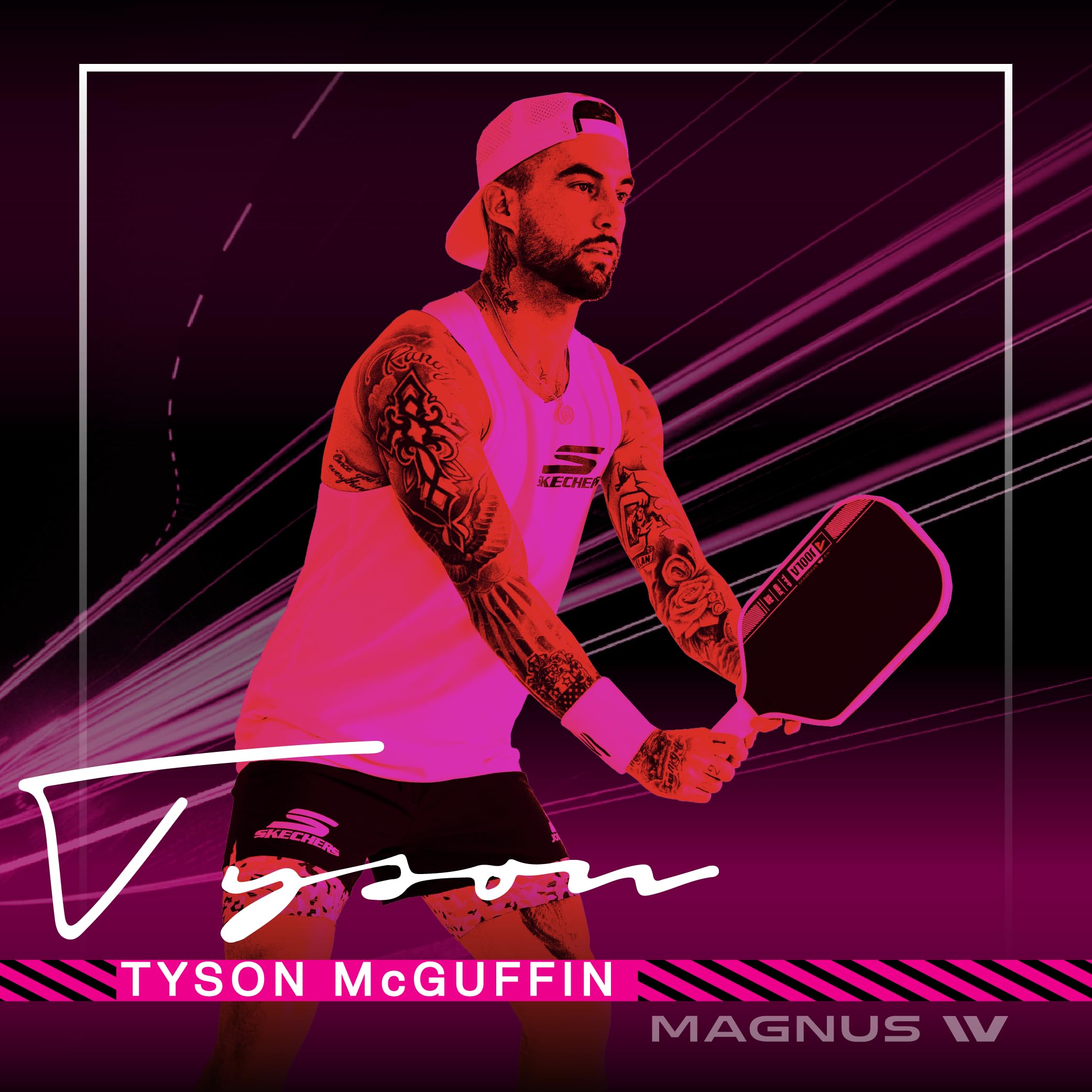JOOLA Tyson McGuffin Magnus Pro IV 16mm Pickleball Paddle - Elongated Shape for Power & Reach - Propulsion Core Increases Spin & Control - UPA-A Certified - NFC Chip Enabled.