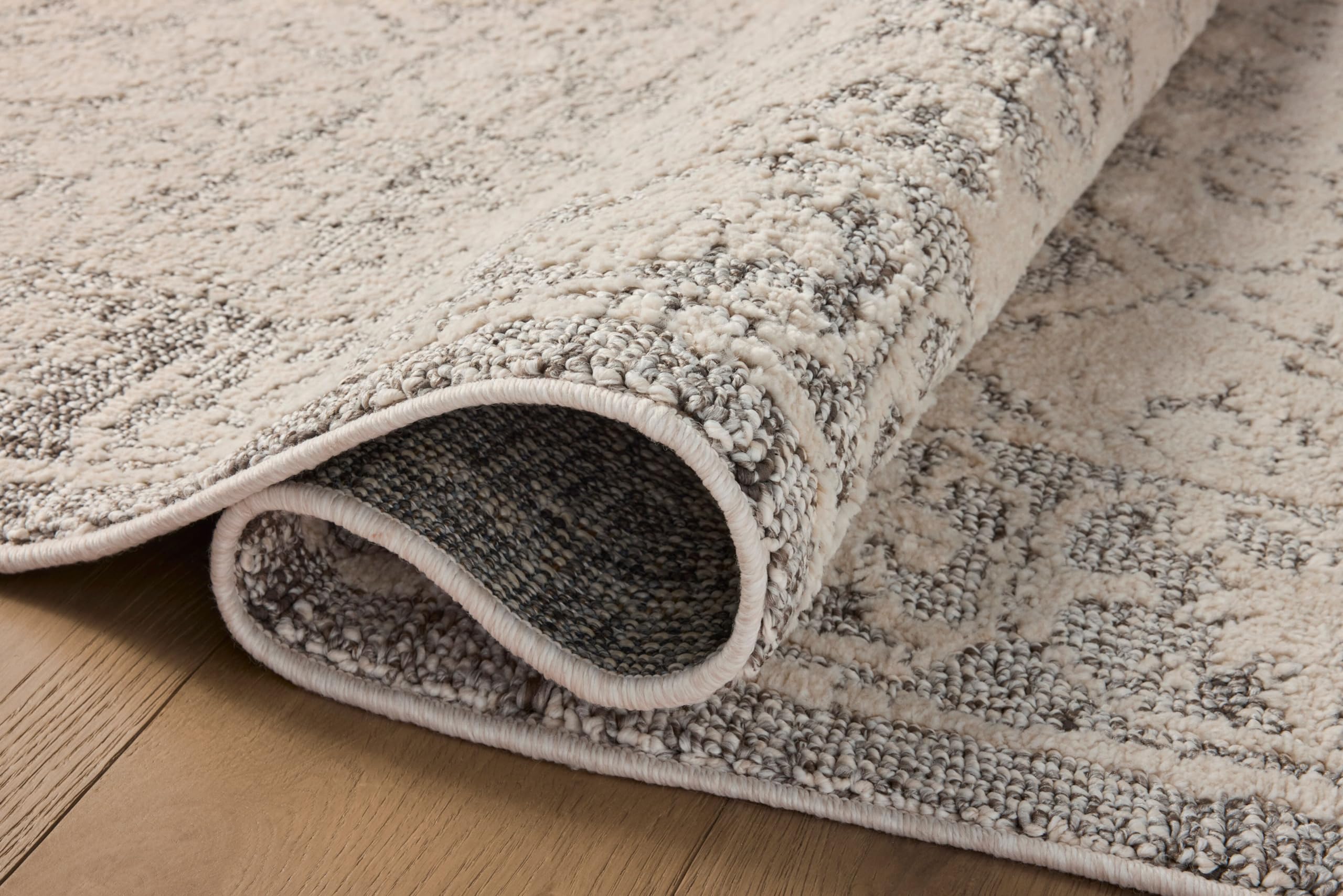 Loloi Magnolia Home by Joanna Gaines Gigi Collection GIG-02 Ivory/Stone 7'-10" x 10' Area Rug