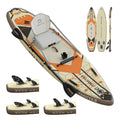 iTAOSTAR C03B 35" Super Wide Paddle Board, More Fun Inflatable Paddle Board with 5 Fins，12 Foot Stand Up Paddle Board with Premium SUP Accessories for Adults of All Skill Levels