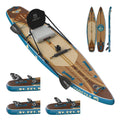 iTAOSTAR W02B 33" Inflatable Paddle Board with Seat, More Fun Inflatable Paddleboard with 5 Fins for Better Balance, Stand Up Paddle Board with Premium SUP Accessories for Adults of All Skill Levels
