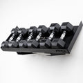 Dumbbell Storage Shelf, Wall Mounted Weight Rack Stand for Home Gym, USA Made Heavy-Duty Steel, 1,000lb Weight Capacity, Patent Pending Bundle to Save (1 Shelf)