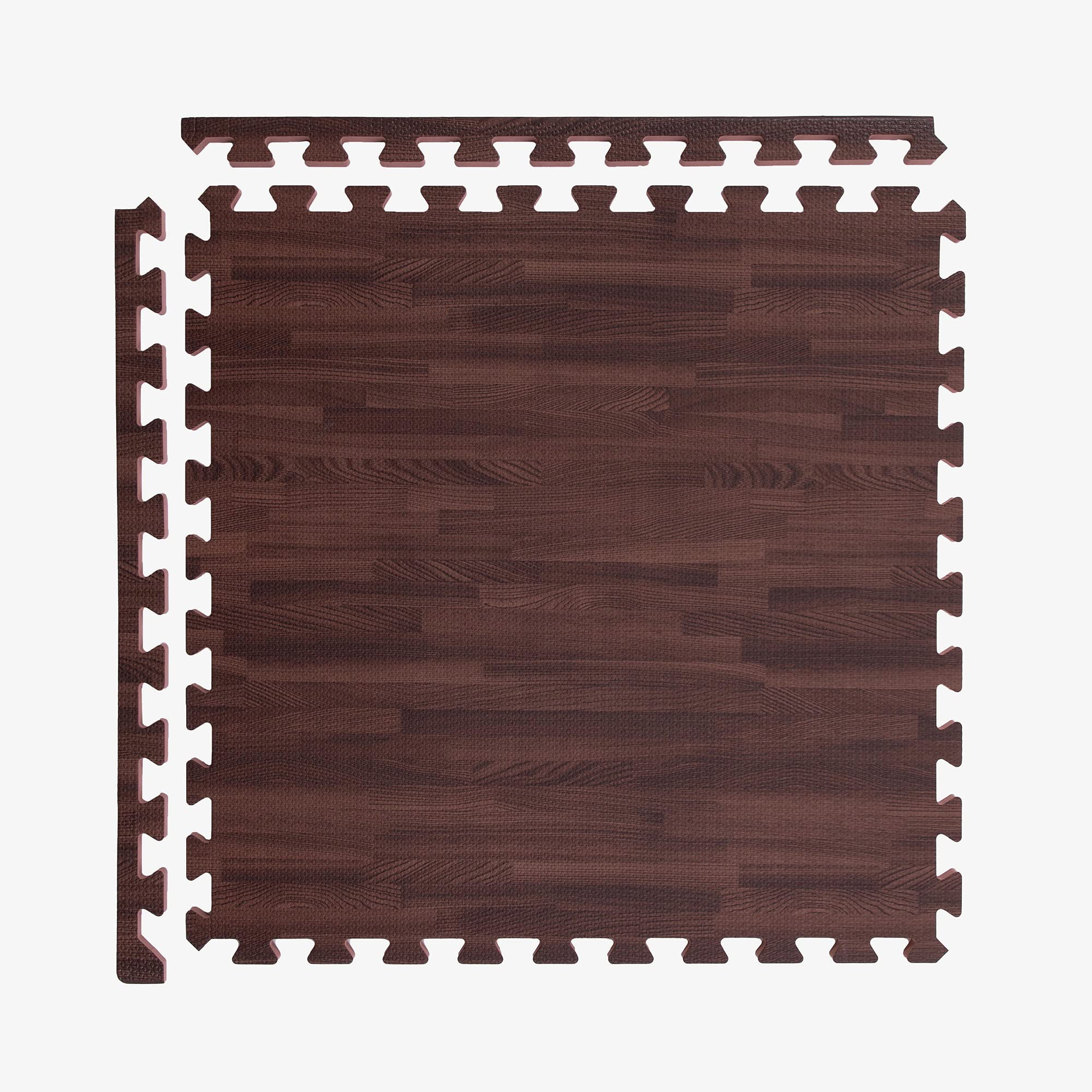 IncStores Premium Soft Wood Print Foam Flooring Tiles | Interlocking Foam Tiles for Home, Gym, Training and Yoga | 5/8" - Cherry, 144 Square Feet
