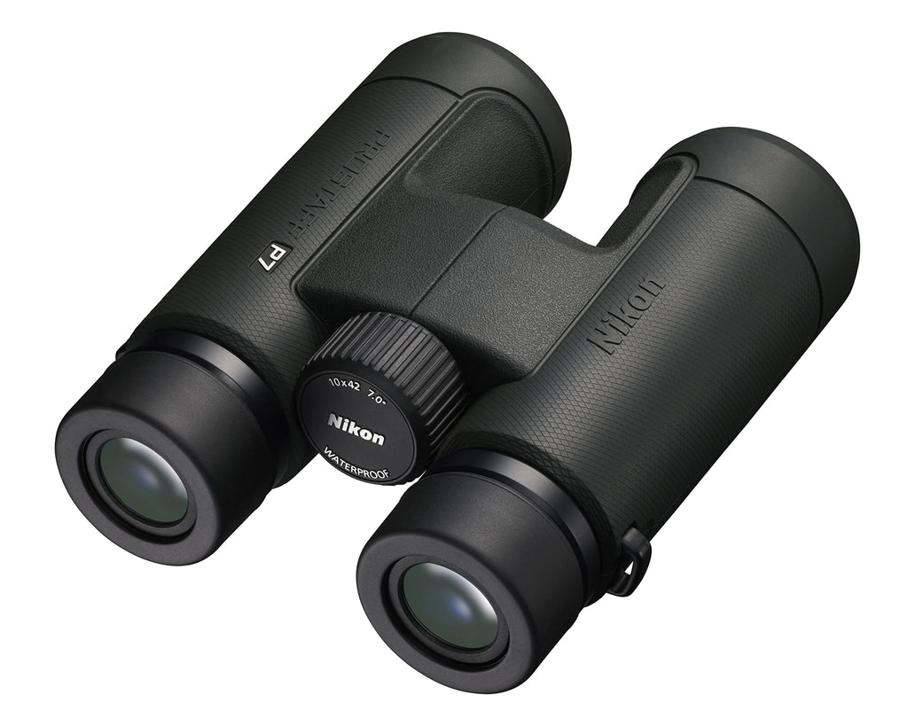 NIKON PROSTAFF P7 10x42mm Binoculars - High-Magnification Wide FOV Waterproof Fogproof Binocular with Multilayer-Coated Clear Lens, Locking Diopter - Wildlife Nature Observation Optic (16773)