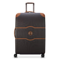 DELSEY PARIS Chatelet Air 2.0 - Hardside Checked Luggage 28 Inch Large - TSA Lock - 360° Spinner Wheels- Polycarbonate Travel Suitcase, Chocolate Brown