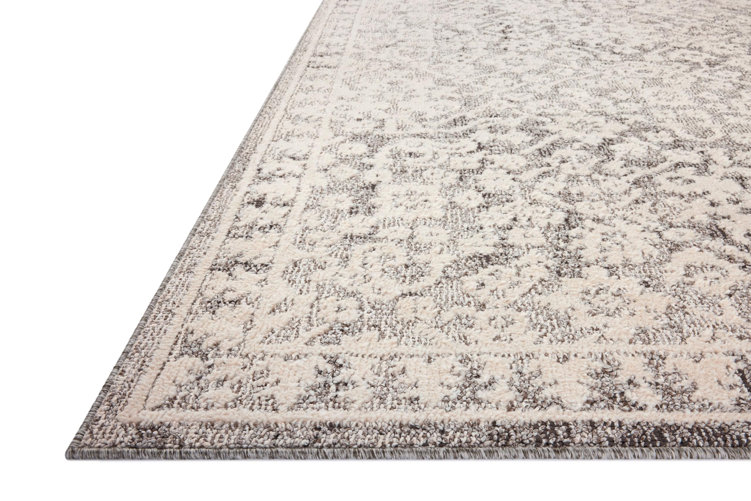 Loloi Magnolia Home by Joanna Gaines Gigi Collection GIG-01 Grey/Ivory 7'-10" x 10' Area Rug
