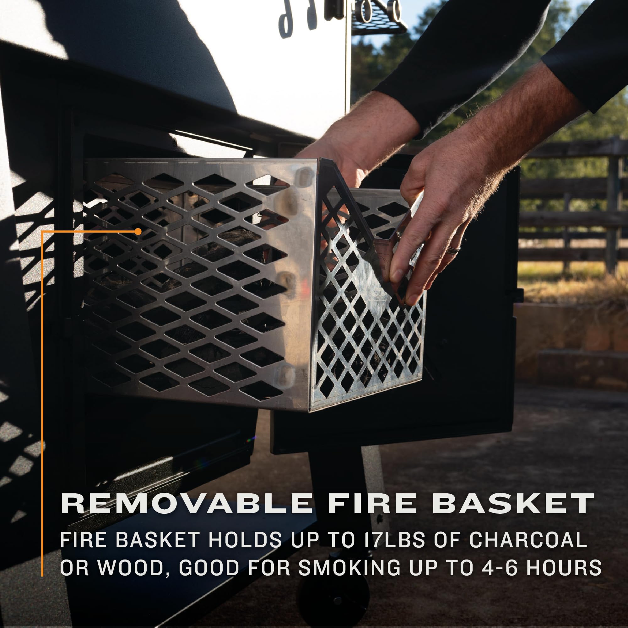 Oklahoma Joe's Marshal Centerbox Smoker, Black - 23202164