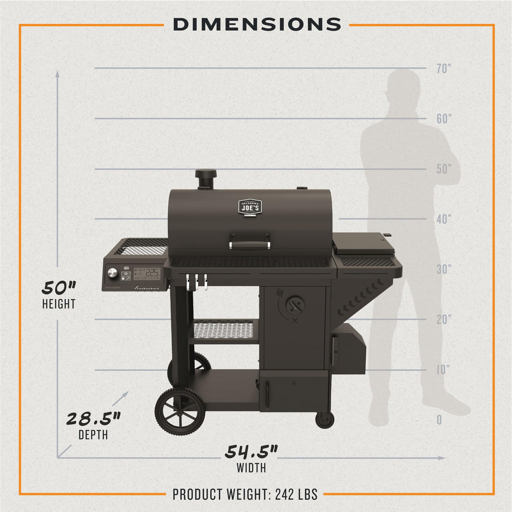 Oklahoma Joe's Tahoma 900A DLX Auto-Feed Charcoal Smoker & Grill w/Wi-Fi - 25203115