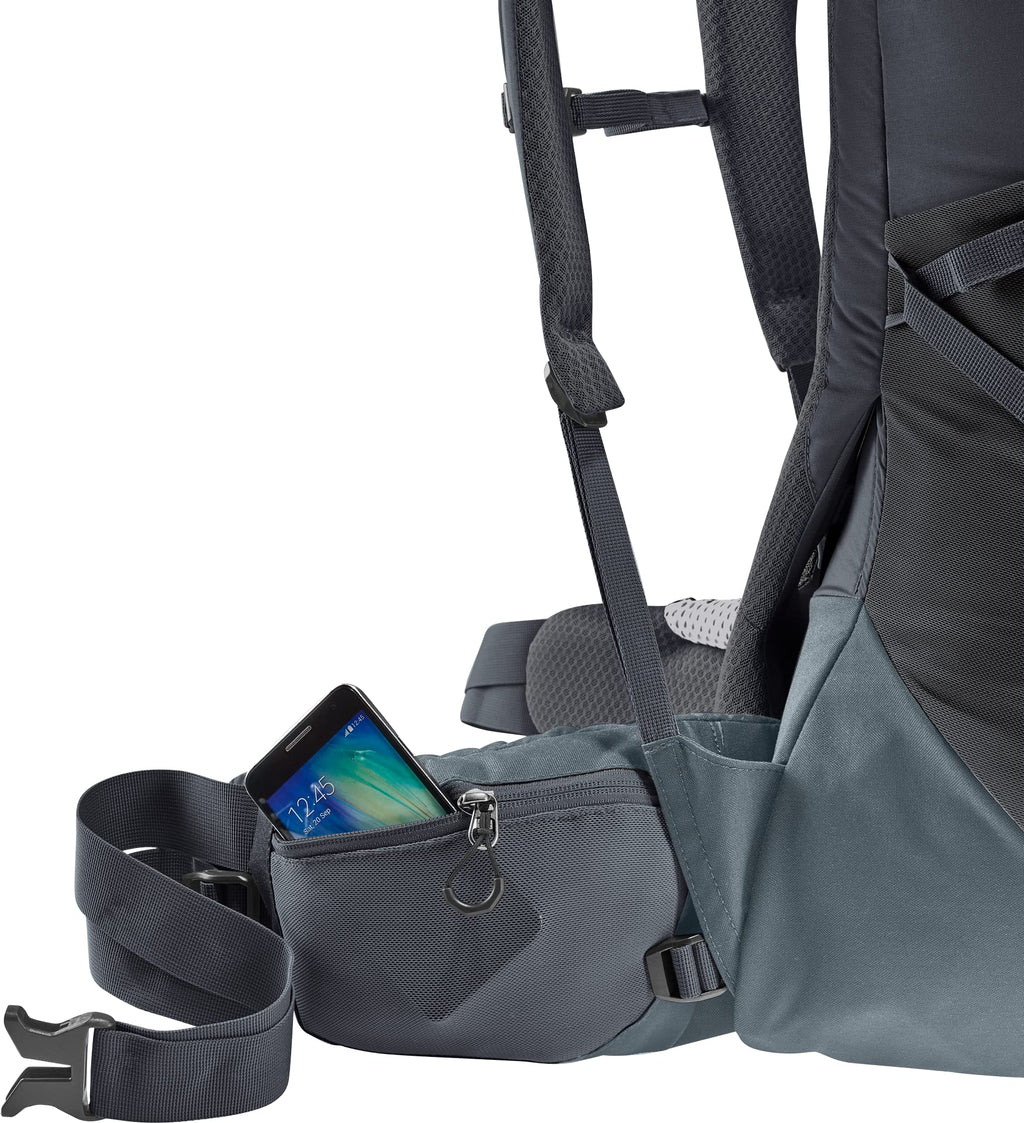 Deuter Aircontact Core 50+10L Hiking Backpack - Graphite-Shale