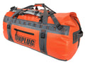 UNPLUG Ultimate Adventure | 1680D Heavy Duty Waterproof Bag | Large Travel Bag which can be Used for Camping, Motorcycling, Boating, or Hunting|155L Adventure Orange