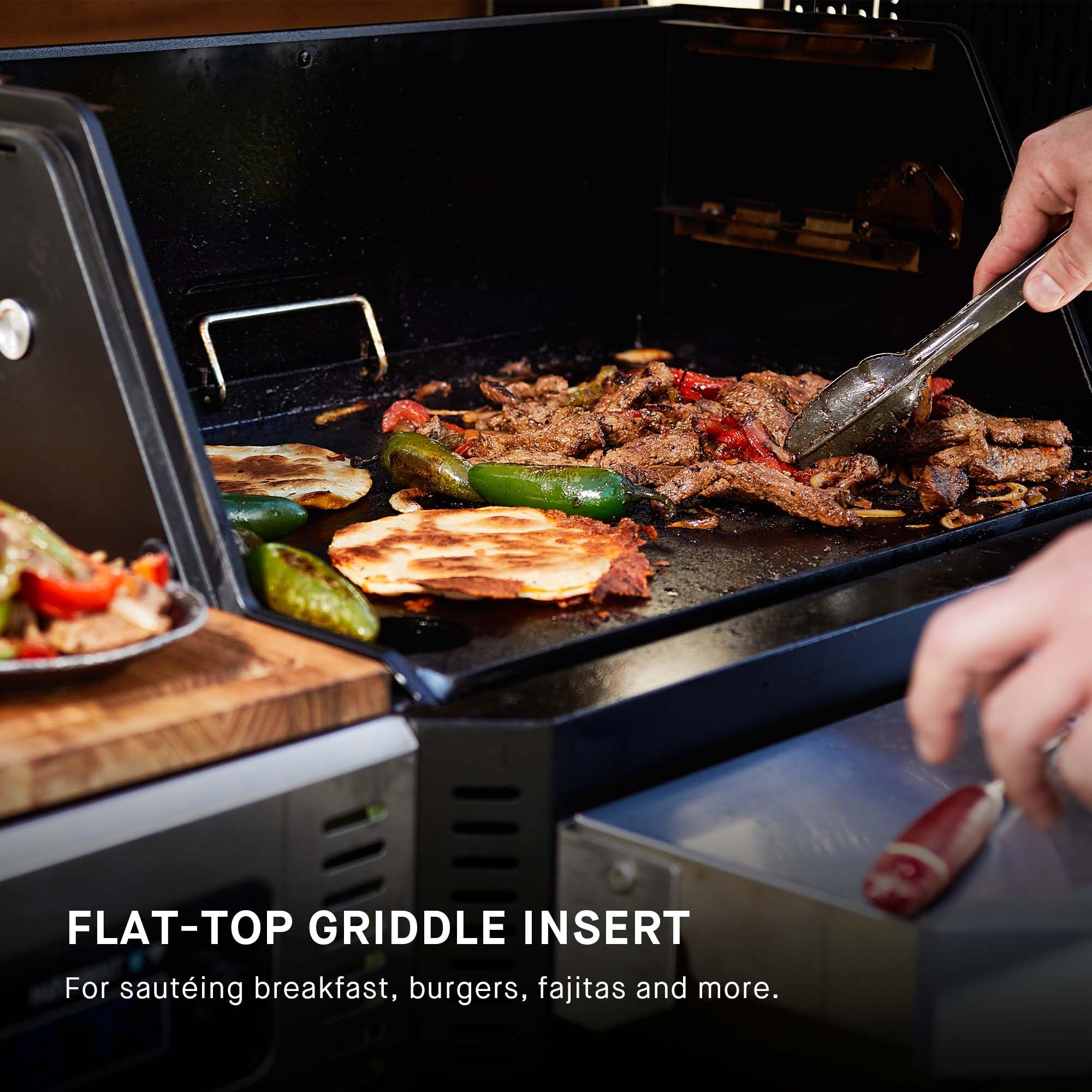 Masterbuilt® Gravity Series® 800 Smoker Grill - Charcoal Grill plus Griddle Insert, Digital Control, App Connectivity, 800 Cooking Square Inches in Black, Model MB20040221