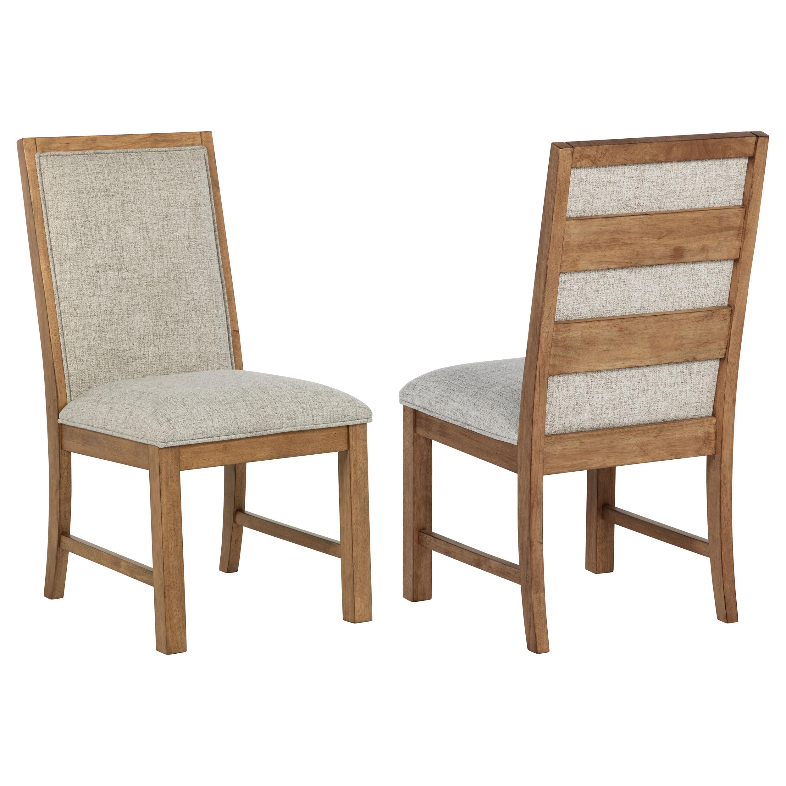 Coaster Home Furnishings Bruner Upholstered Dining Side Chair Brown 109102 (Set of 2)