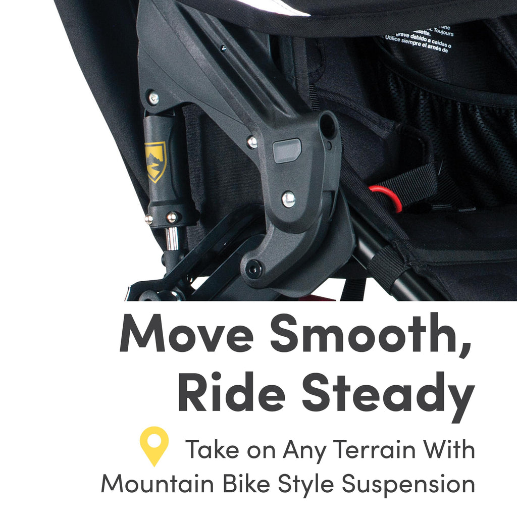 BOB Gear Revolution Flex 3.0 Jogging Stroller, Graphite Black
