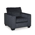 Signature Design by Ashley Altari Modern Chair, Reinforced Frame For Added Stability, Loose Seat Cushions, Back Height 37", Seat Height 20", Arm Height 26", Chenille Fabric, Dark Gray