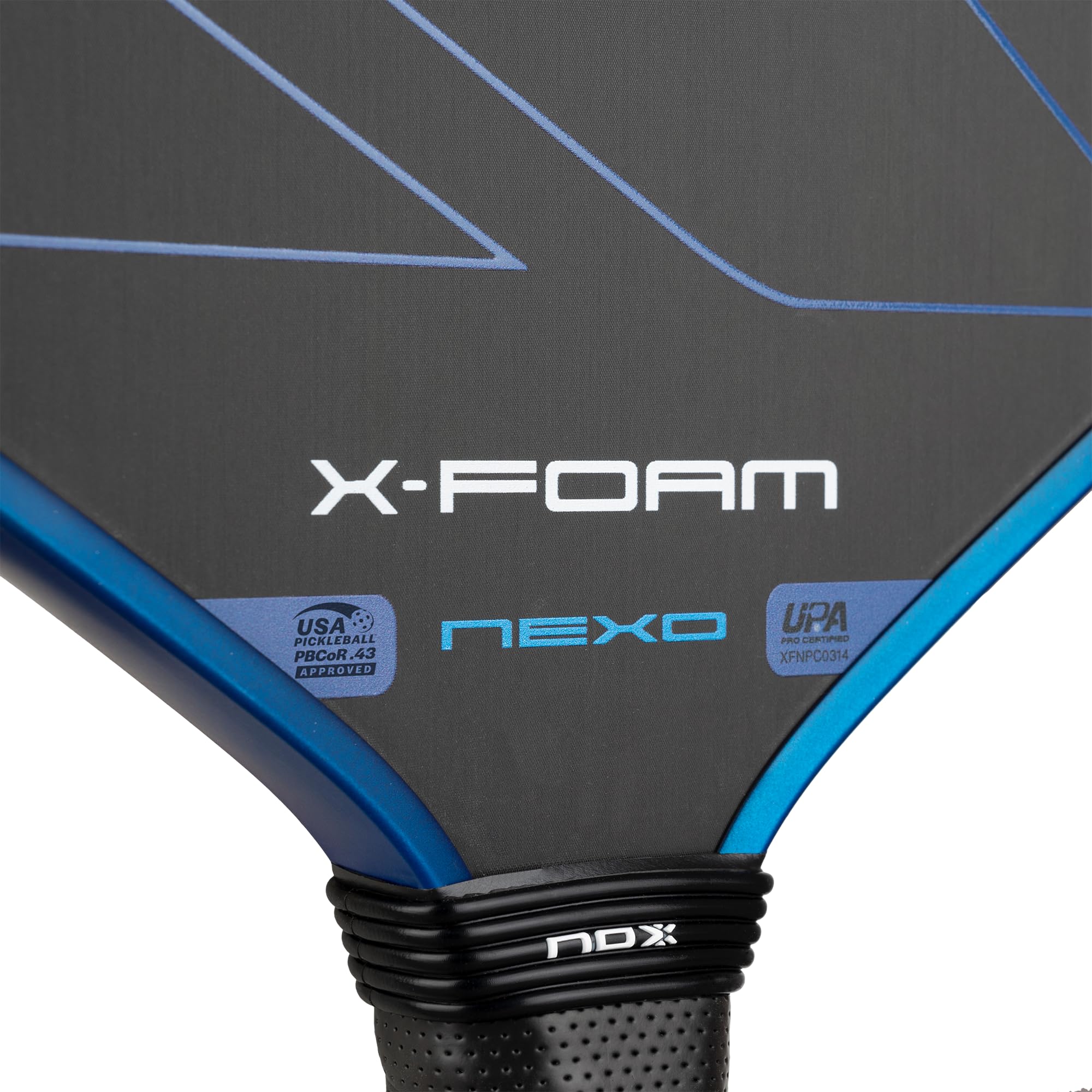 NOX Pickleball Paddle X-Foam Nexo 14mm 2026 | Hybrid Shape Pickle Ball Paddle | USAP Approved Advanced Pickleball Racket | T700 Raw Carbon Face For Elite Spin & Comfort | Gen 4 X-FOAM, Speed & Finesse