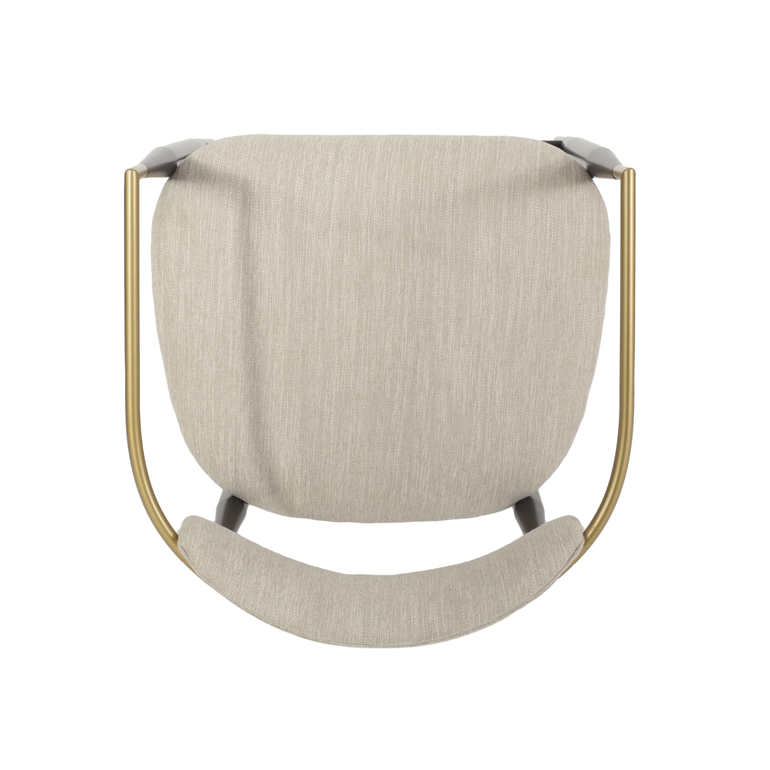 Merax 25" Fabric Upholstered Counter Stools with Backrest and Metal Frame Footrest,Set of 2,Modern Barstools
