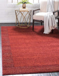 Unique Loom Del Mar Collection Area Rug - Abigail (10' x 13' Rectangle, Terracotta/ Red)