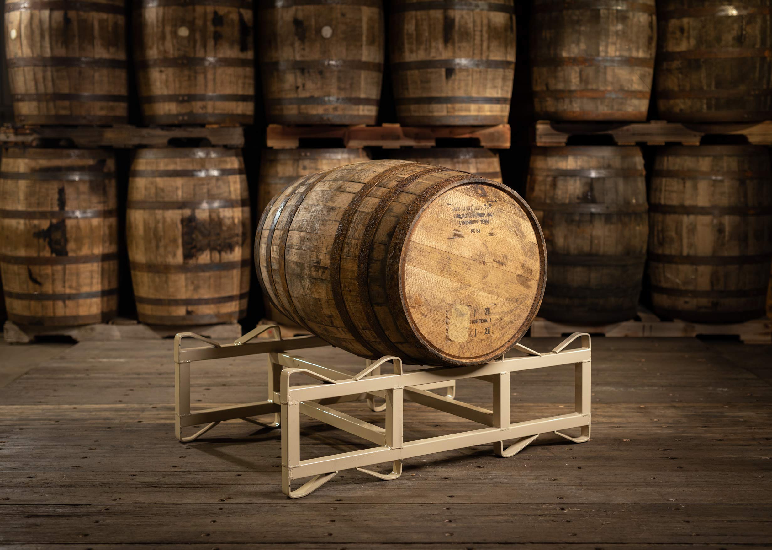 Midwest Barrel Company Authentic Bourbon/Whiskey Barrel (53 Gallon) Used Genuine American White Oak Wood Barrel for Decoration, Furniture & DIY Projects - 1 Barrel