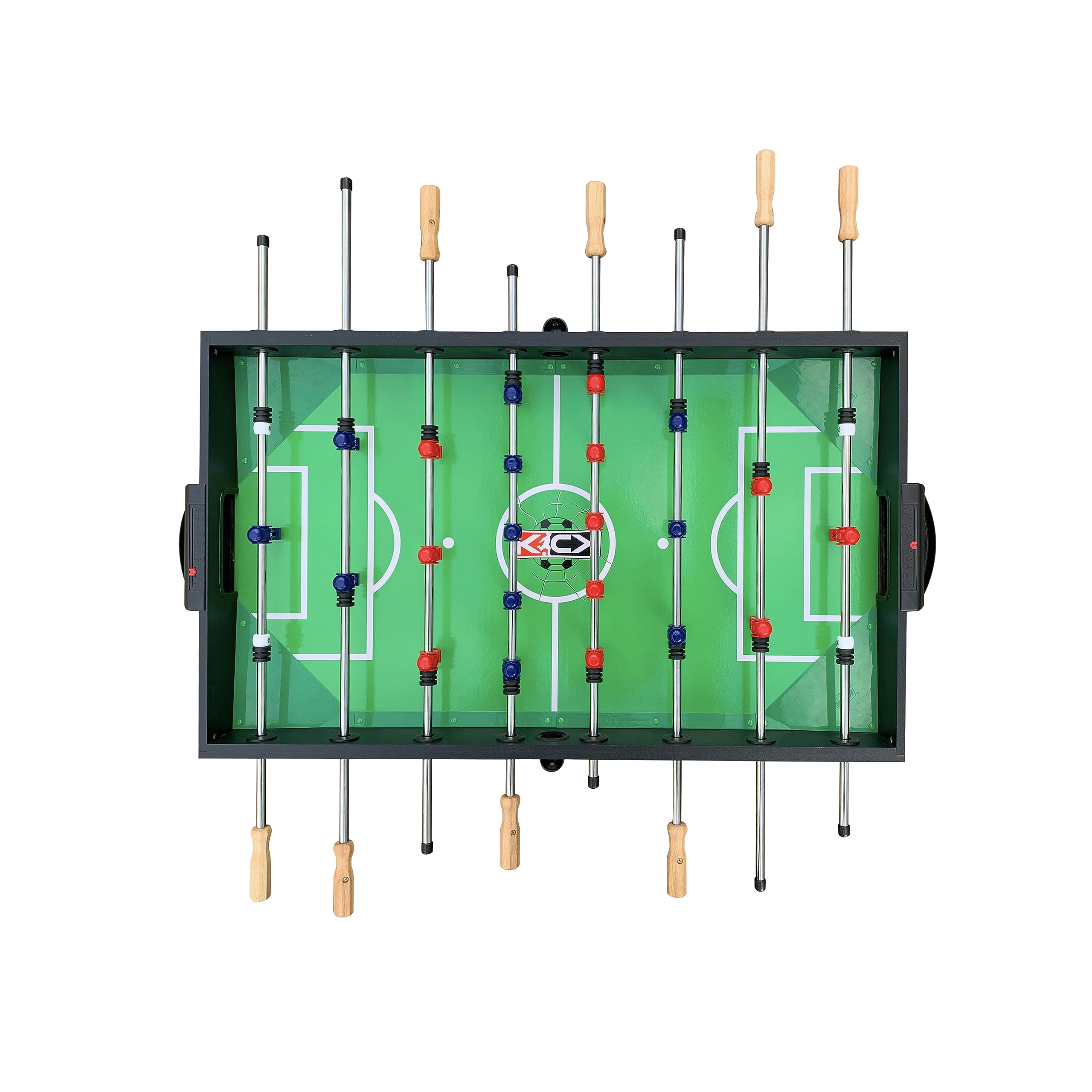 KICK Tetrad 55" 4-in-1 Multi Game Table (Black) – Foosball, Billiards/Pool, Air Hockey & Ping Pong