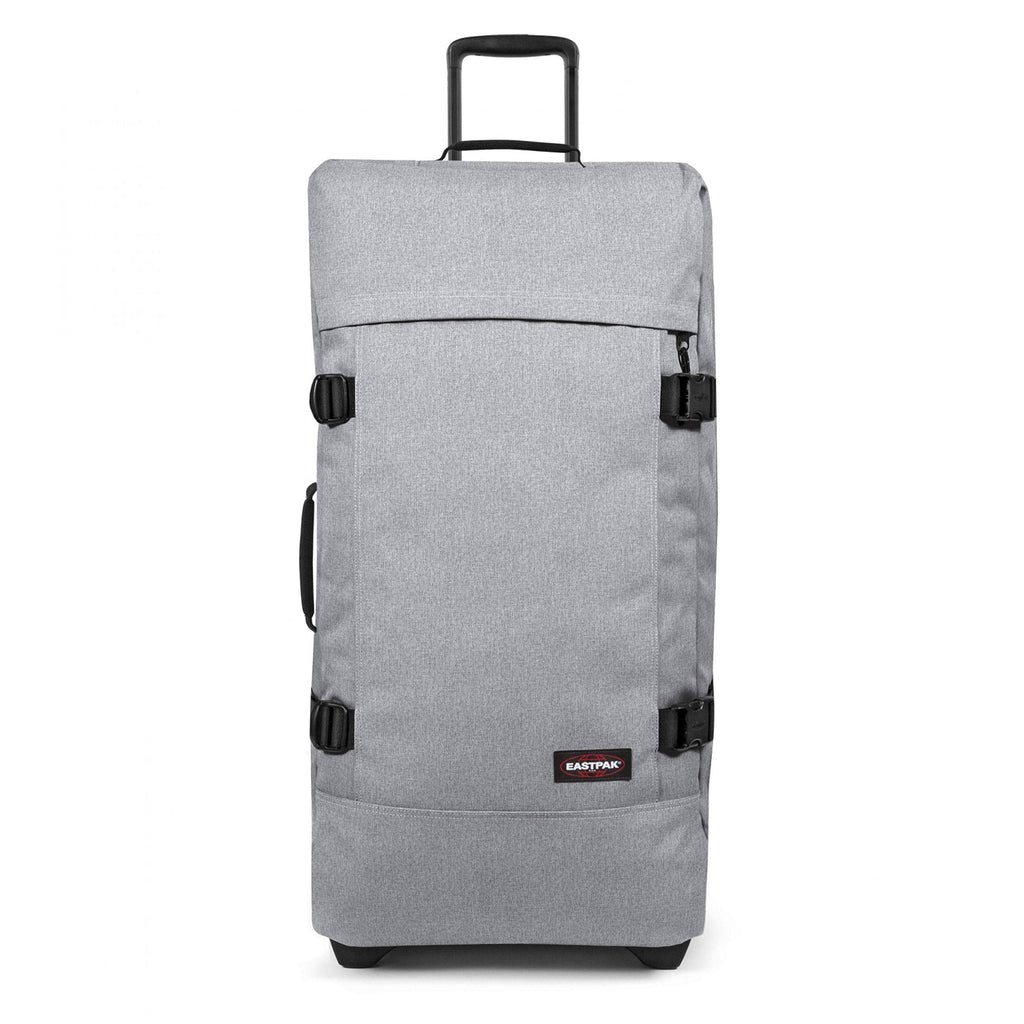 Eastpak Tranverz L – 121L Large Wheeled Luggage with Dual Compartments, TSA Lock, Compression Straps & Smooth-Wheeling System, Sunday Grey
