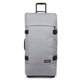 Eastpak Tranverz L – 121L Large Wheeled Luggage with Dual Compartments, TSA Lock, Compression Straps & Smooth-Wheeling System, Sunday Grey