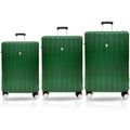 Tucci Italy Baratro Hardside Spinner Luggage Set of 3, 20/24/28", Durable & Lightweight, Army Green