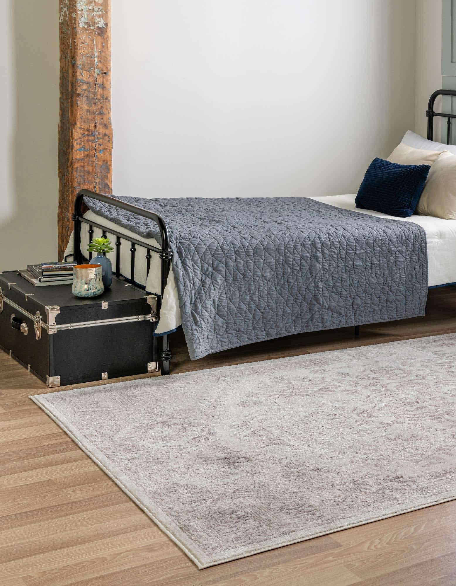 Unique Loom Oxford Collection Area Rug - Radcliffe (10' x 14' 1" Rectangle, Cream/ Ivory)