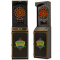 Arachnid Cricket Pro 650 Standing Electronic Dartboard with 24 Games, 132 Variations, and 6 Soft-Tip Darts Included, Brown,E650FS-BK3