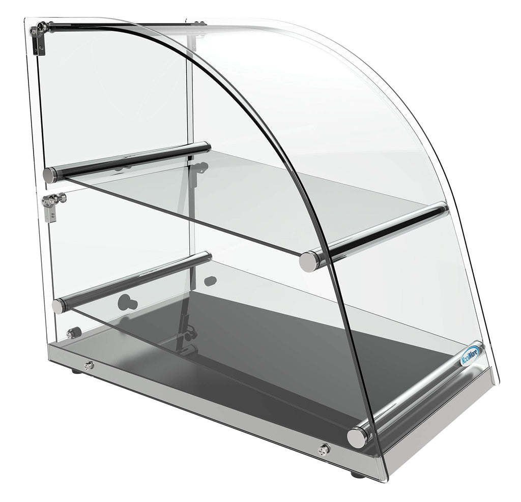 KoolMore DC-2CN Bakery Display Case, 2.4 Cu. Ft - 2 Shelves