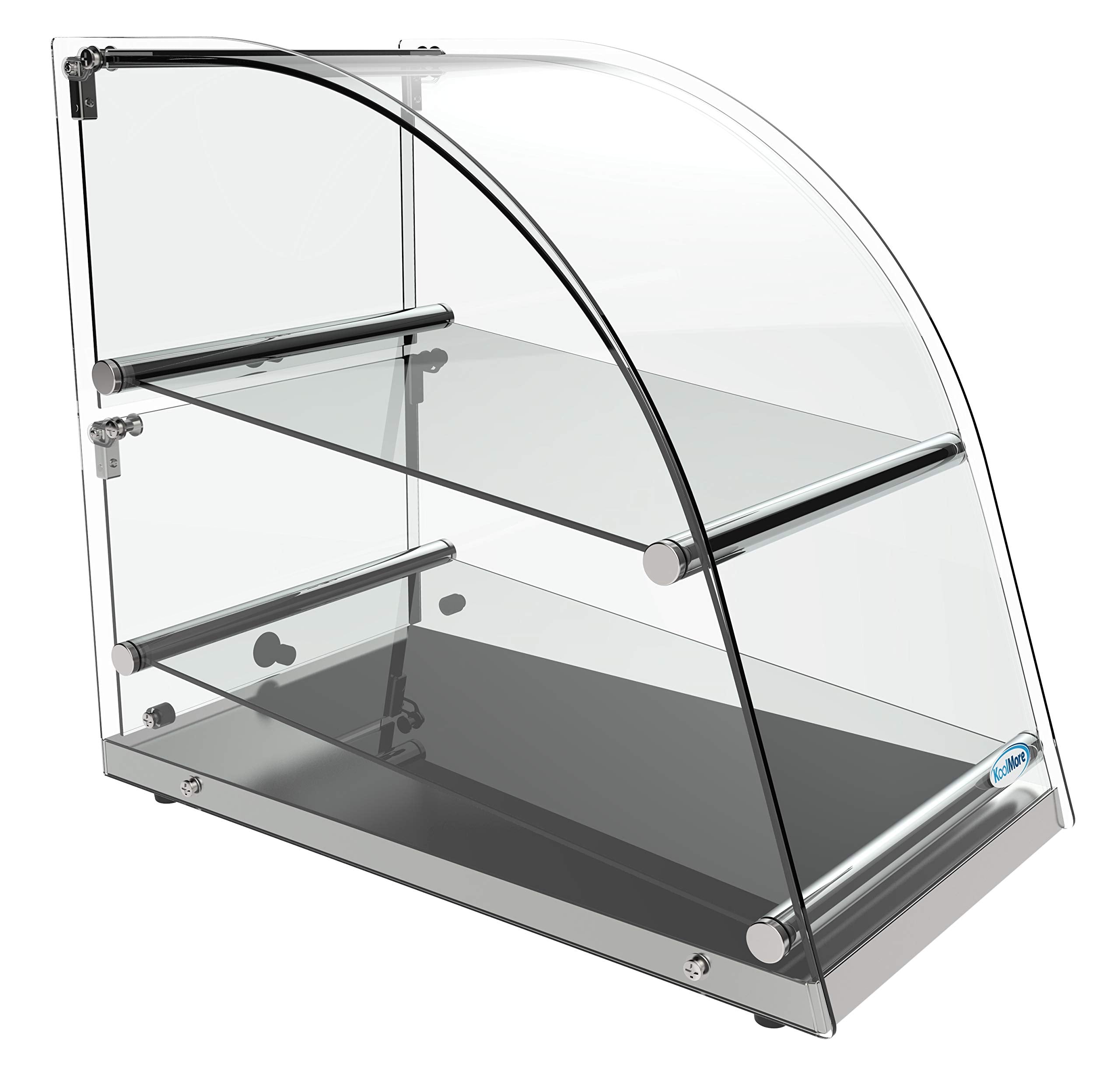 KoolMore DC-2CN Bakery Display Case, 2.4 Cu. Ft - 2 Shelves