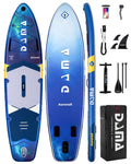 DAMA Stand Up Paddle Board for Family Use on Lakes, Rivers and Coastal Waters, Extra Wide All-Around Design, 11'6" x 34" x 6", 450 lbs Capacity, Stable for Beginners, 2+1 People and Pets