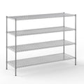 Regal Altair 24" Deep x 72" Wide x 54" Height Wire Shelving Kit | 4-Tier | NSF Commercial Storage Rack Unit