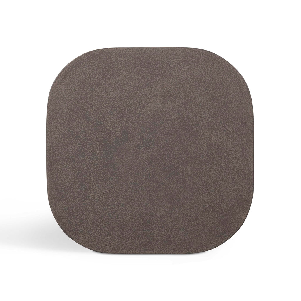Tov Furniture Suraya Dark Umber Concrete Side Table