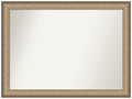 Amanti Art Bronze Wall Mirror 32x43 Elegant Brushed Bronze Rectangle Bathroom Mirror for Wall Decor Living Room, X-Large Casual Frame, Hangs Horizonally and Vertically, Bathroom Decor, Non-Beveled